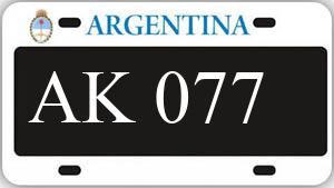 Patente AA077AK