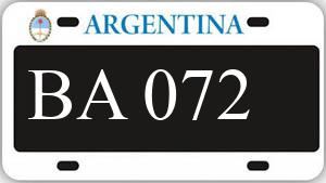 Patente AA072BA