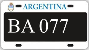 Patente AA077BA