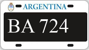 Patente AA724BA
