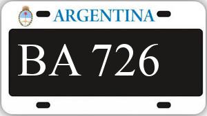 Patente AA726BA