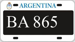 Patente AA865BA