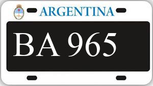 Patente AA965BA
