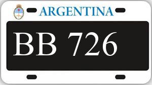 Patente AA726BB