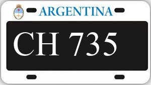 Patente AA735CH