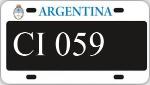 Patente AA059CI