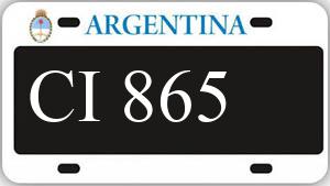 Patente AA865CI