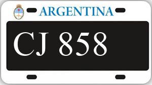 Patente AA858CJ