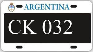 Patente AA032CK