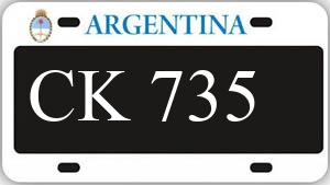 Patente AA735CK