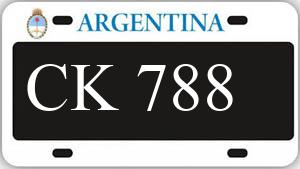 Patente AA788CK
