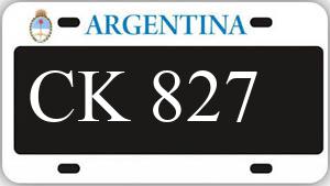 Patente AA827CK