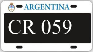 Patente AA059CR
