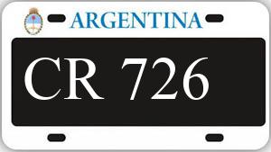 Patente AA726CR