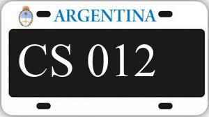 Patente AA012CS