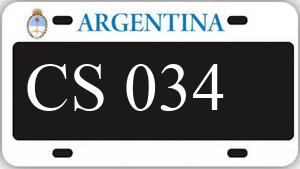 Patente AA034CS