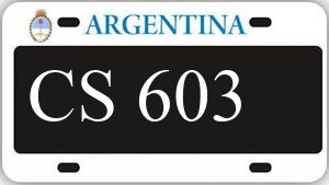 Patente AA603CS