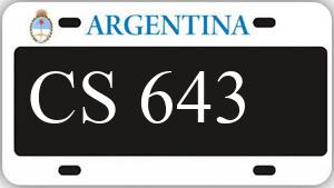 Patente AA643CS