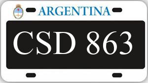 Patente CSD863