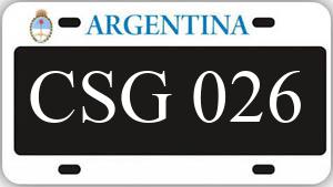 Patente CSG026