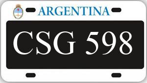 Patente CSG598