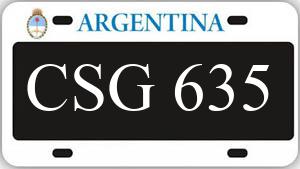 Patente CSG635