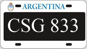 Patente CSG833