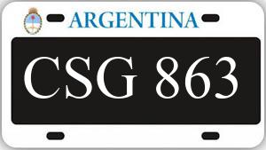 Patente CSG863