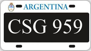 Patente CSG959