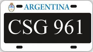 Patente CSG961