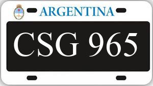 Patente CSG965