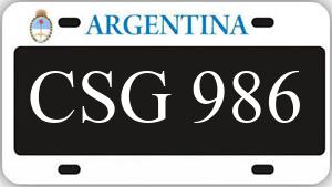 Patente CSG986