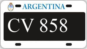 Patente AA858CV