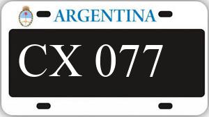 Patente AE077CX