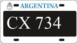 Patente AA734CX