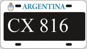 Patente AA816CX