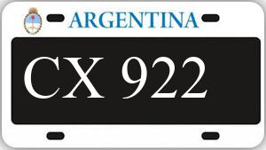 Patente AE922CX