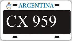 Patente AA959CX
