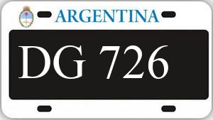 Patente AA726DG