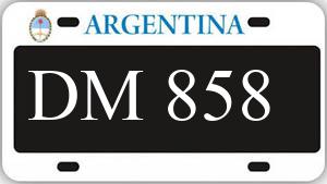 Patente AA858DM