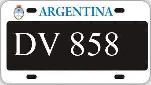 Patente AA858DV