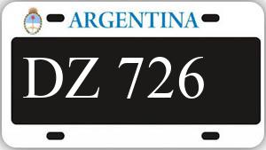 Patente AA726DZ