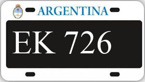 Patente AA726EK
