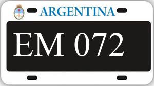Patente AA072EM