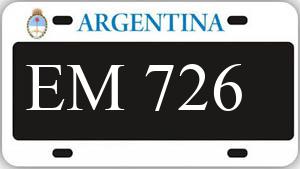 Patente AA726EM