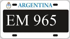 Patente AA965EM