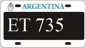 Patente AA735ET