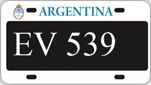 Patente AA539EV