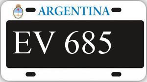 Patente AA685EV