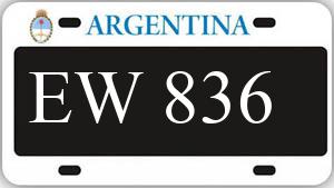 Patente AA836EW